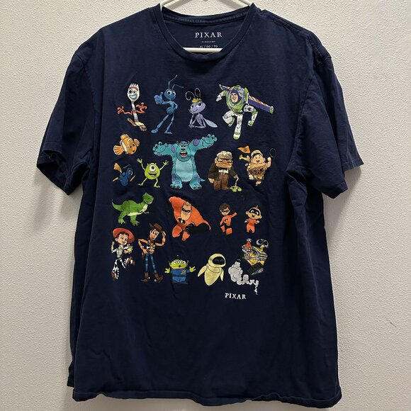 Disney Pixar Character T-Shirt Size X-Large - Picture 1 of 2